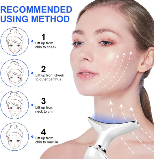 ✨ 4-in-1 Beauty Lift Pro – Advanced Facial & Neck Rejuvenation Device