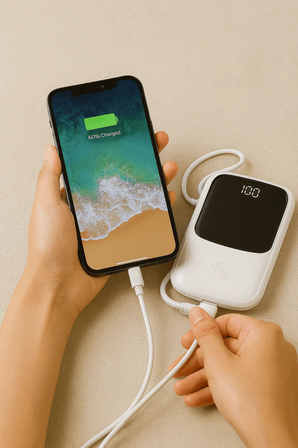 ⚡ Bastec BC408 20,000mAh Power Bank – 45W Fast Charging Powerhouse
