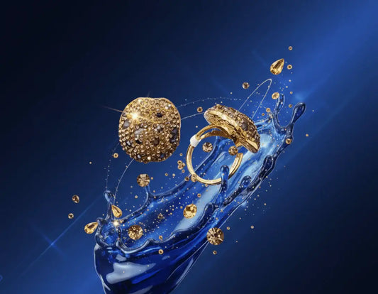 💎 CRYSTAL DOME STATEMENT RING – Bold Glamour with Dazzling Brilliance