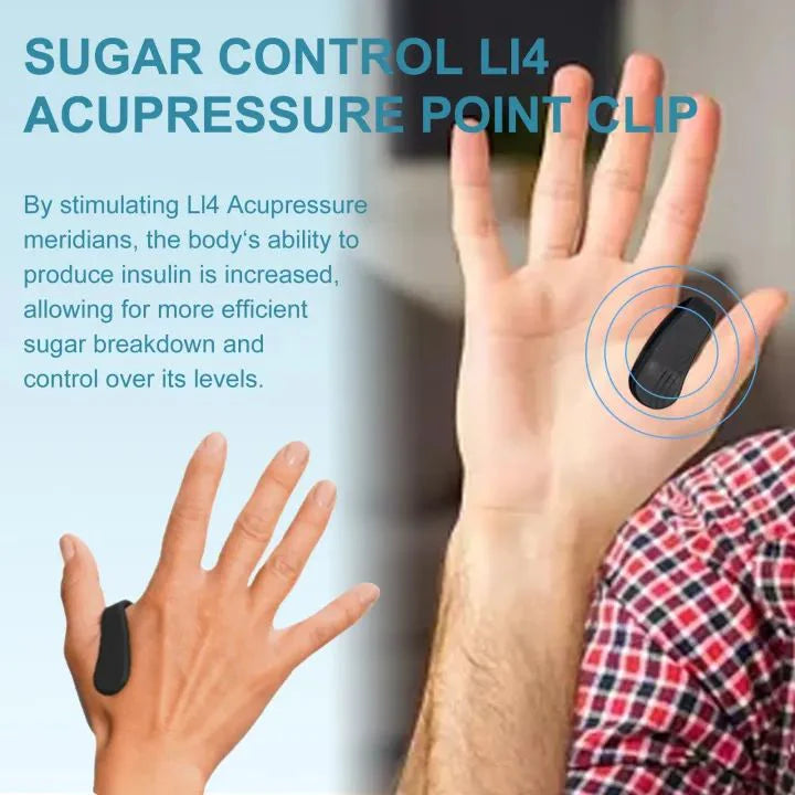 ✨ EELHOE Sugar Balance Acupressure Clip – Natural Wellness Support Anytime, Anywhere