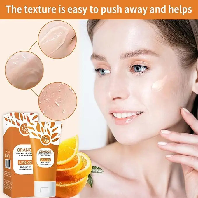 🍊 Orange Brightening Exfoliating Gel – Reveal Smoother, More Radiant Skin