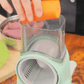 🥕 Stainless Steel Rotary Vegetable Cutter – Slice, Shred & Prep in Seconds