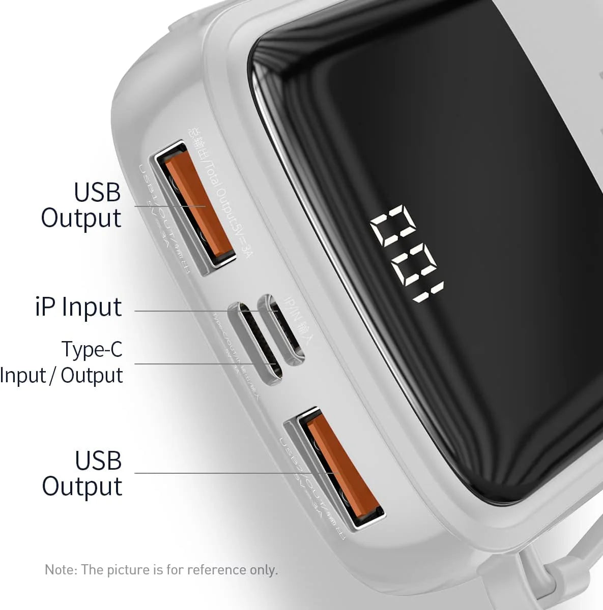 ⚡ Bastec BC408 20,000mAh Power Bank – 45W Fast Charging Powerhouse