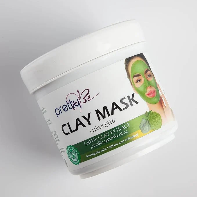 🌿 Pretty Be Green Clay Mask – Purify, Detox & Reveal Your Natural Glow
