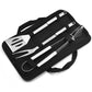 🔥 COMPACT BBQ GRILL TOOL SET – Everything You Need for Perfect Grilling