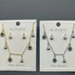 🧿 EVIL EYE TEARDROP DANGLE SET – Sparkle with Style & Positive Energy