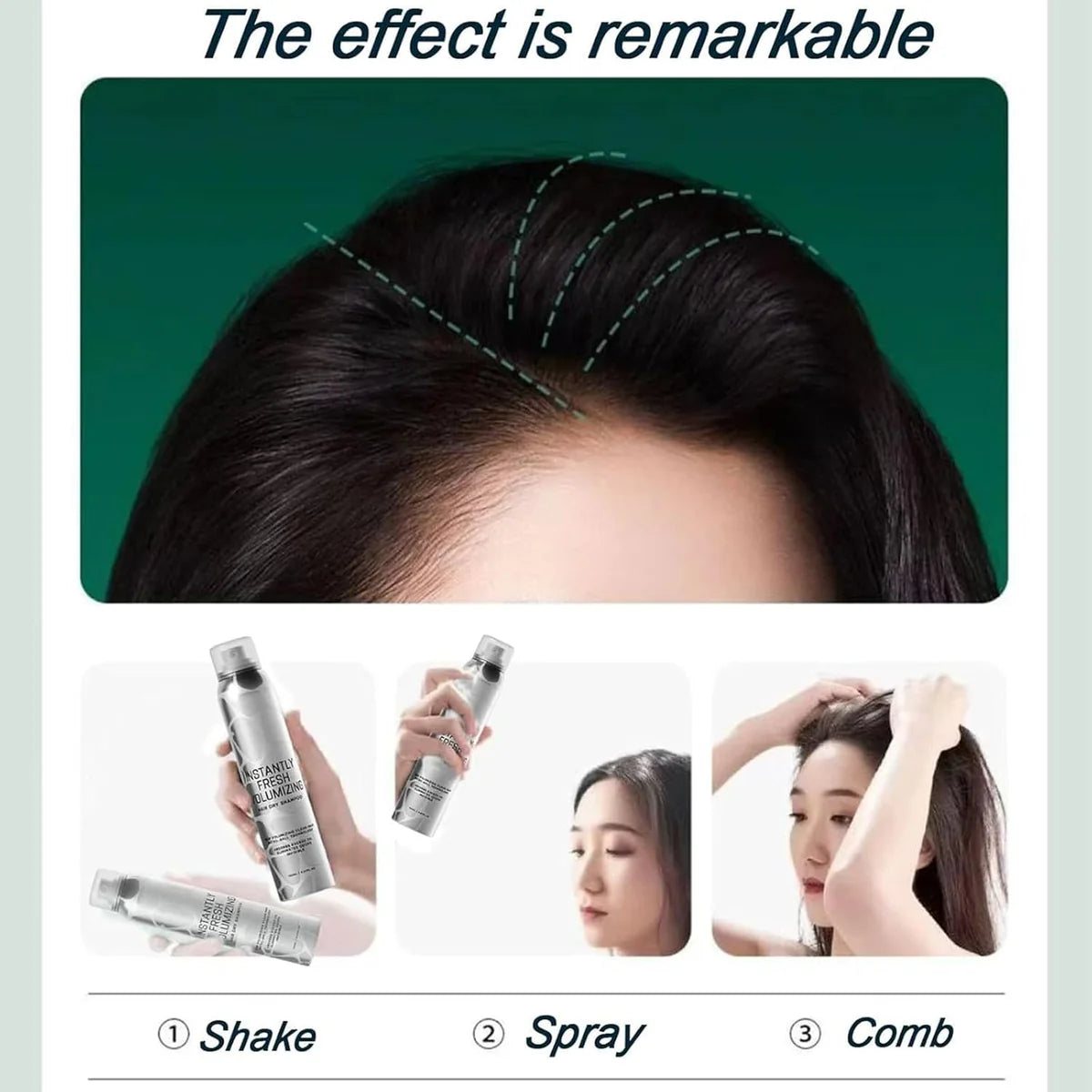 ✨ Halovida Dry Shampoo – Fresh, Voluminous Hair in Seconds