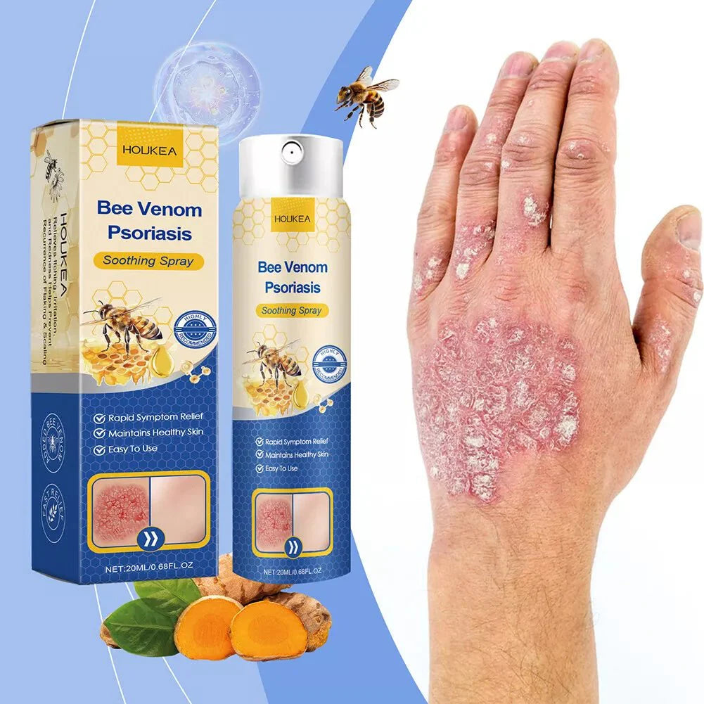 🐝 HOUKEA Bee Venom Soothing Spray – Calm, Hydrate & Comfort Dry, Irritated Skin