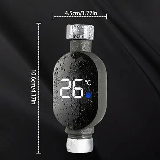 🌡️ LED DIGITAL WATER TEMPERATURE METER – Smart Temperature Monitoring for Safer Showers