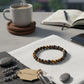 🖤 Natural Stone Beaded Bracelet – Timeless Style, Effortless Confidence