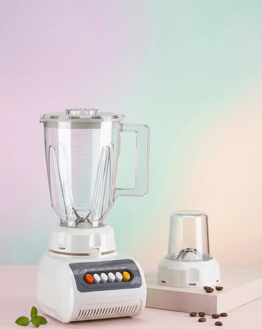 ⚡ عصارة وخلاط جولدن كريت 2 في 1 جديدة سعة 1.5 لتر – امزج واعصر وأبدع بسهولة