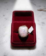OPAL CRYSTAL STATEMENT RING – Radiant Elegance That Turns Heads