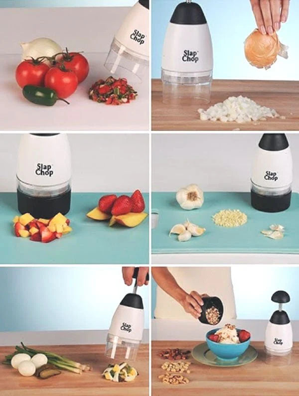 🔪 SLAP CHOP MANUAL FOOD CHOPPER – Chop Faster, Prep Smarter