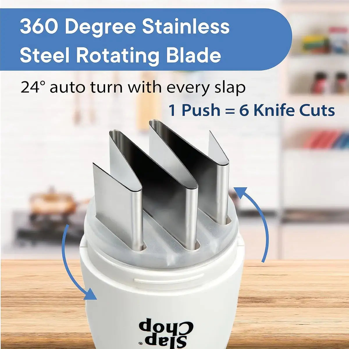 🔪 SLAP CHOP MANUAL FOOD CHOPPER – Chop Faster, Prep Smarter