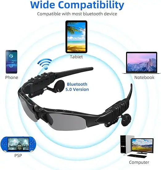 🕶️ Bluetooth Audio Sunglasses – Stay Connected in Style