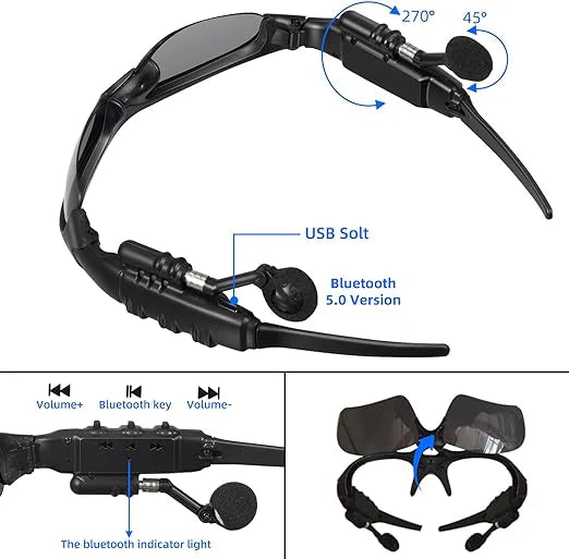 🕶️ Bluetooth Audio Sunglasses – Stay Connected in Style